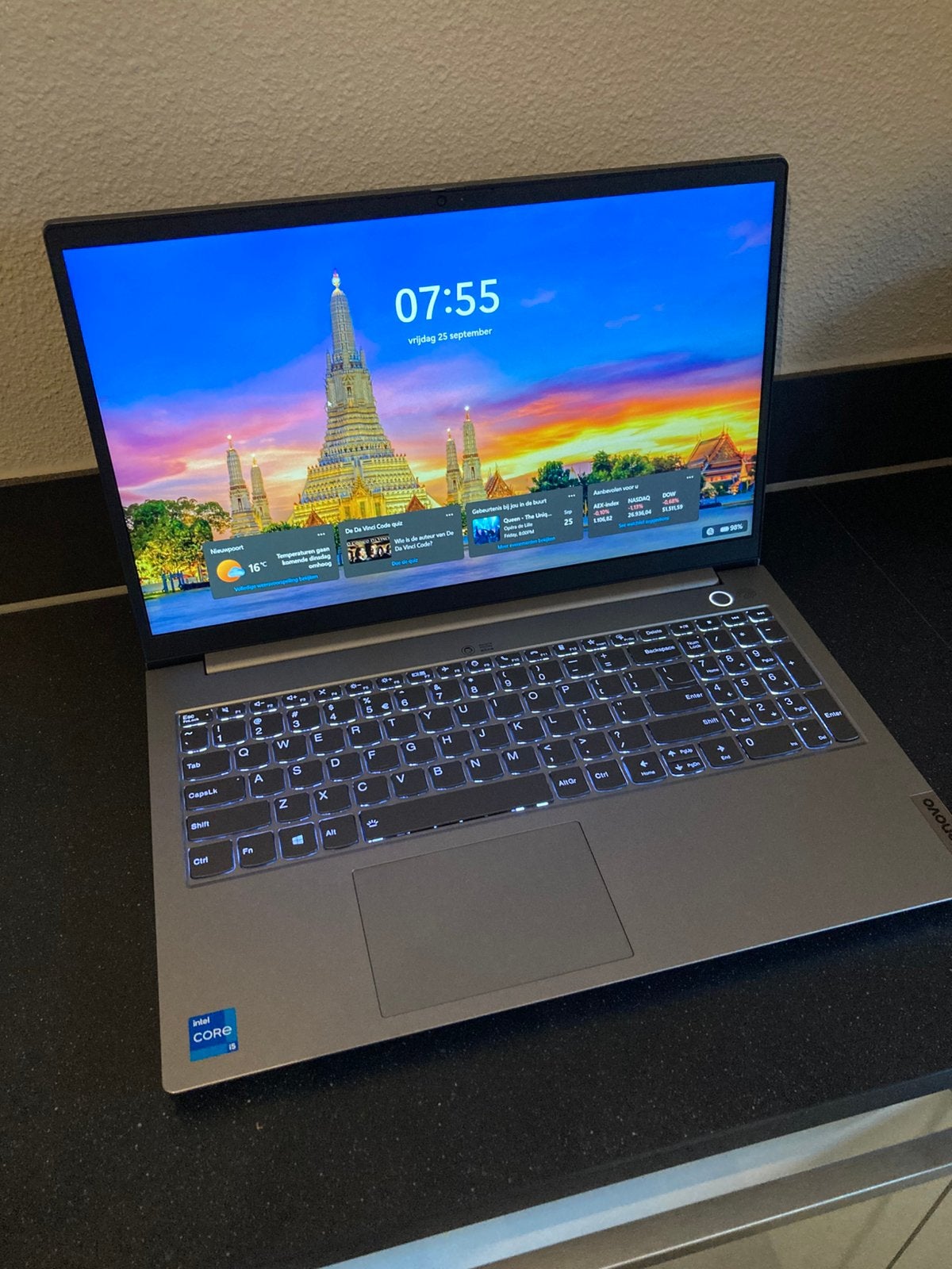Lenovo 15 inch i5/256GB/8GB, Computers en Software, Ophalen of Verzenden, Zo goed als nieuw, 15 inch, 2 tot 3 Ghz