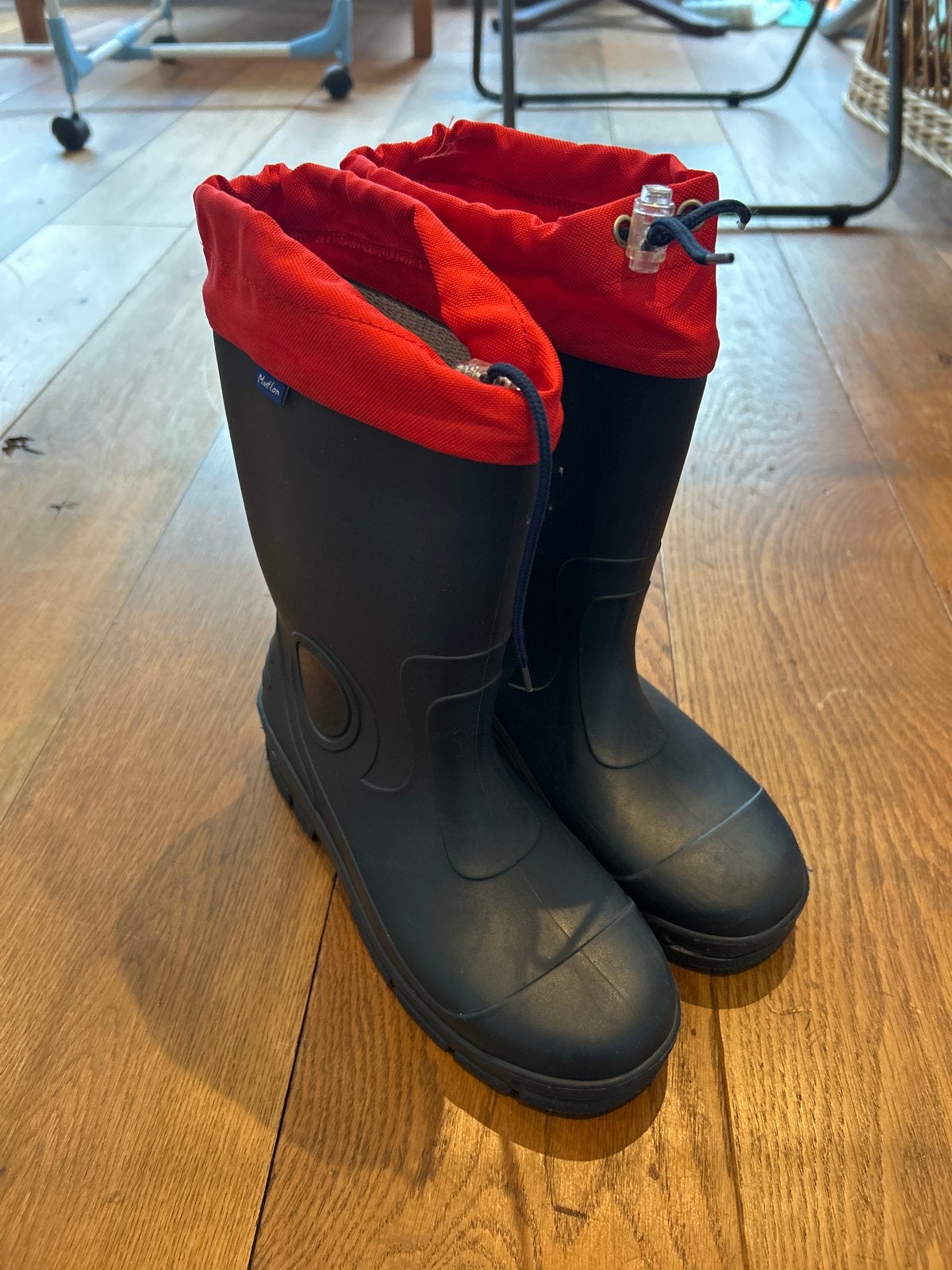 Muflon regenlaarzen maat 35/36- zo goed als nieuw, Ophalen of Verzenden, Zo goed als nieuw, Jongen of Meisje