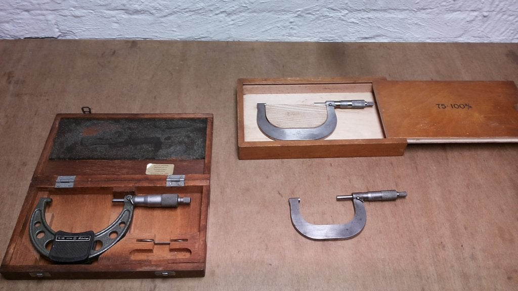 Micrometers Mitutoyo C.E. Johanssons Eskilstuna, Ophalen of Verzenden, Gebruikt, Multimeter