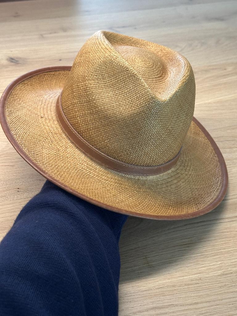 Originele Stetson Panama hoed (60cm), Ophalen, 60 cm (XL, 7½ inch) of meer, Stetson, Hoed