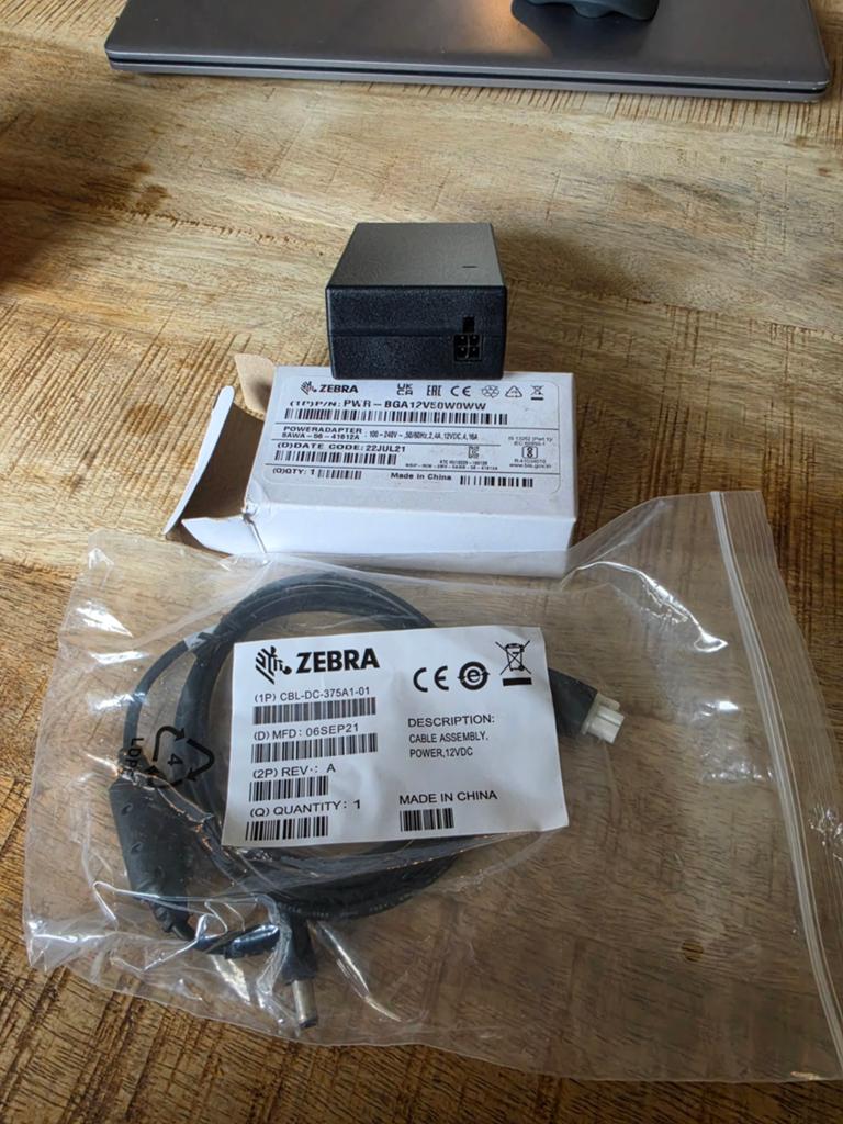 Zebra PWR-BGA12V50W0WW voeding, Ophalen of Verzenden, Nieuw