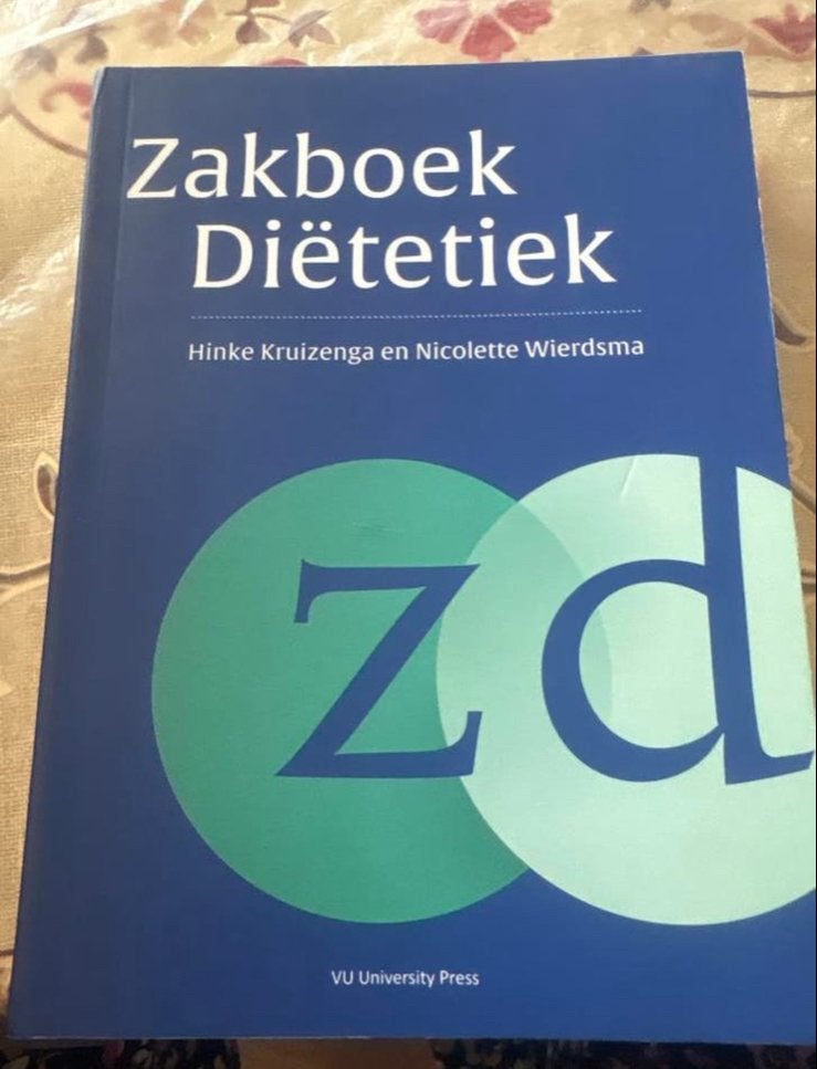 Zakboek Diëtetiek - Hinke Kruizenga, Nicolette Wierdsma, Ophalen of Verzenden, Zo goed als nieuw, Dieet en Voeding