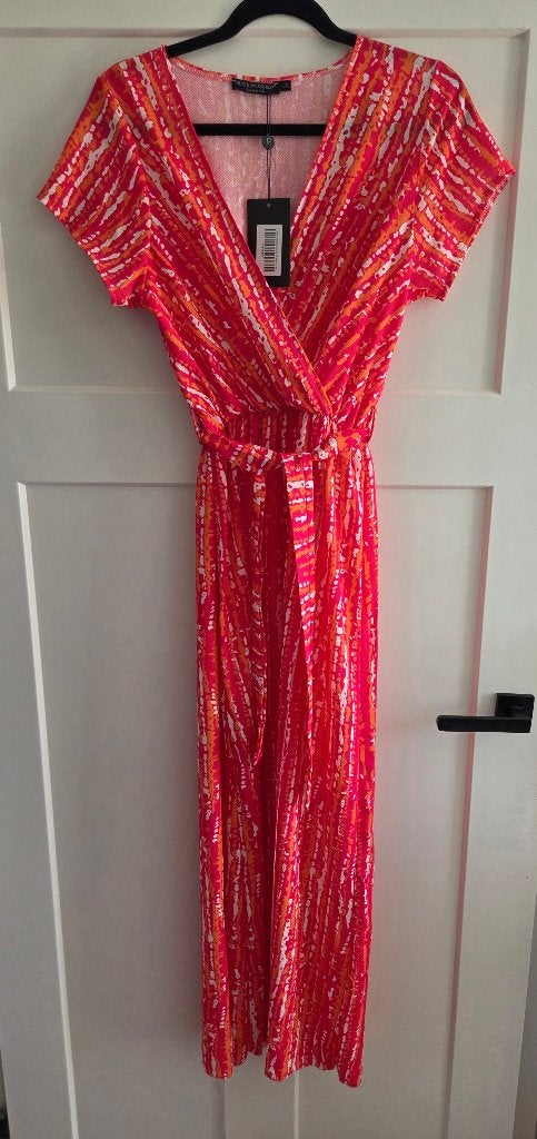 Musthaves by Elja jurk, Maat 42/44 (L), Musthaves by Elja, Nieuw, Oranje
