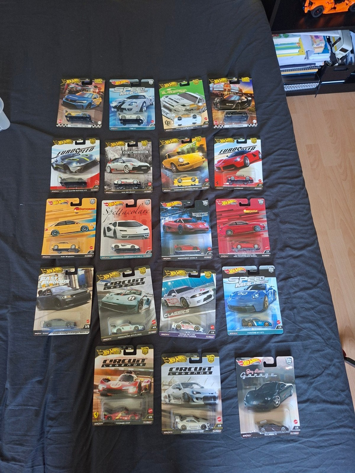 Hot Wheels Premium Collectie - Diverse modellen, Hobby en Vrije tijd, Modelbouw | Auto's en Voertuigen, Overige merken, 1:50 of kleiner