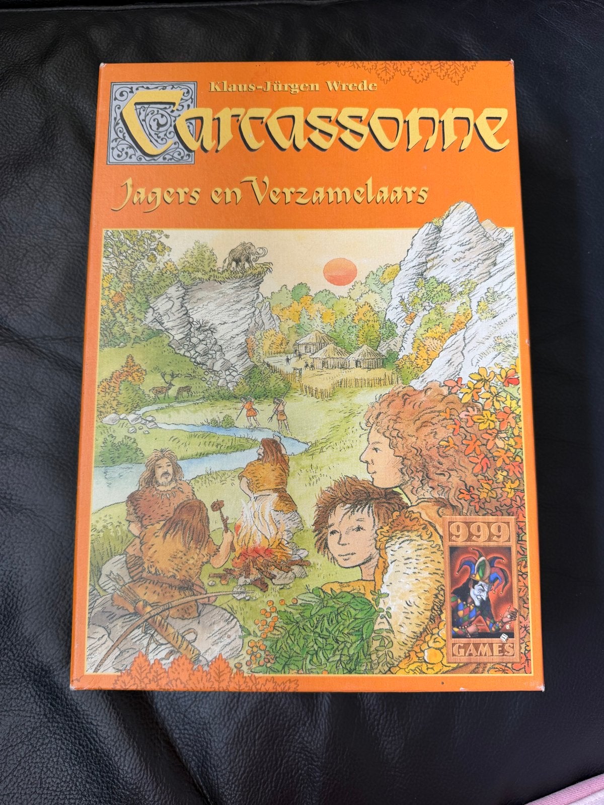 Carcassonne: Jagers en Verzamelaars - Bordspel zgan, Een of twee spelers, Ophalen of Verzenden, Zo goed als nieuw
