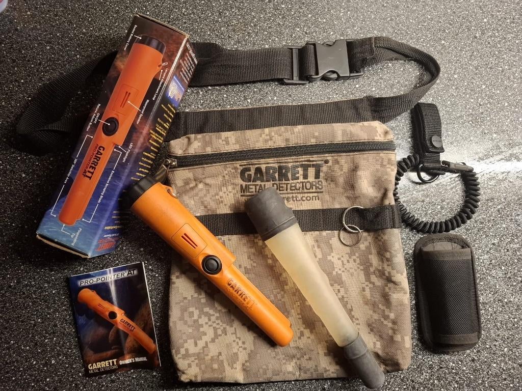 Pinpointer Garrett Pro-Pointer AT (de echte) + extra's, Ophalen, Zo goed als nieuw, Garrett