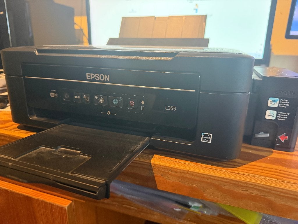 Epson L355 printer, Gebruikt, All-in-one, Scannen, Ophalen