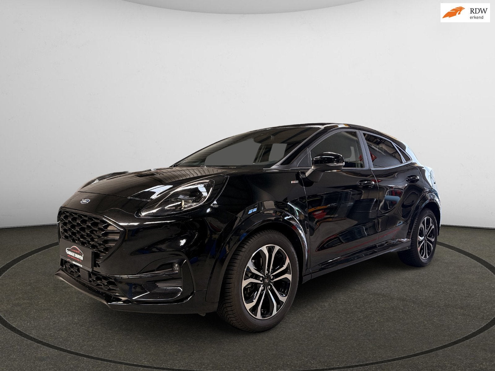 Ford PUMA 1.0 EcoBoost Hybrid ST Line, Auto's, Dealer onderhouden, Zwart, 665 kg, Bedrijf