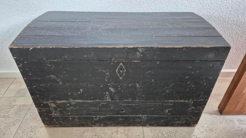 Antieke kruidenierskist / beschuitkist, Ophalen, Minder dan 50 cm, Gebruikt, 50 tot 100 cm