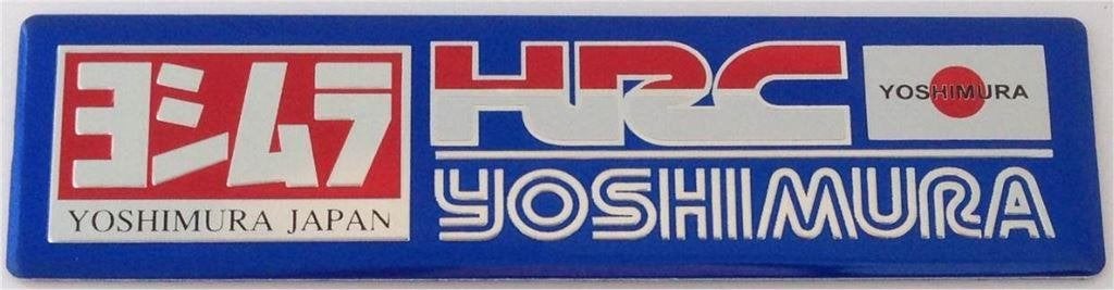 Yoshimura aluminium Uitlaatplaatje #14, Motoren, Accessoires | Stickers, Verzenden