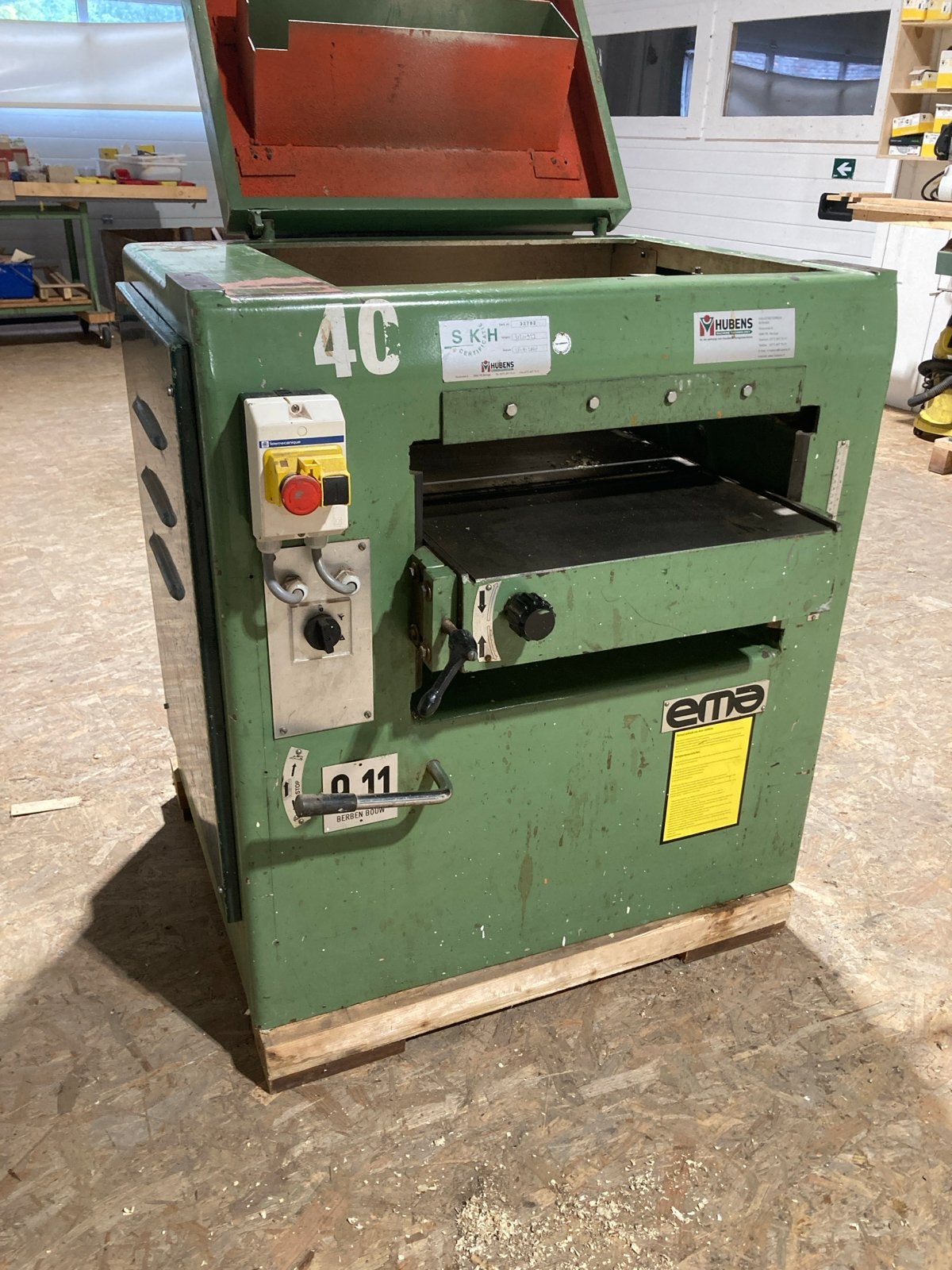 Ema Vandiktebank 4C - Robuuste Houtbewerkingsmachine, Ophalen
