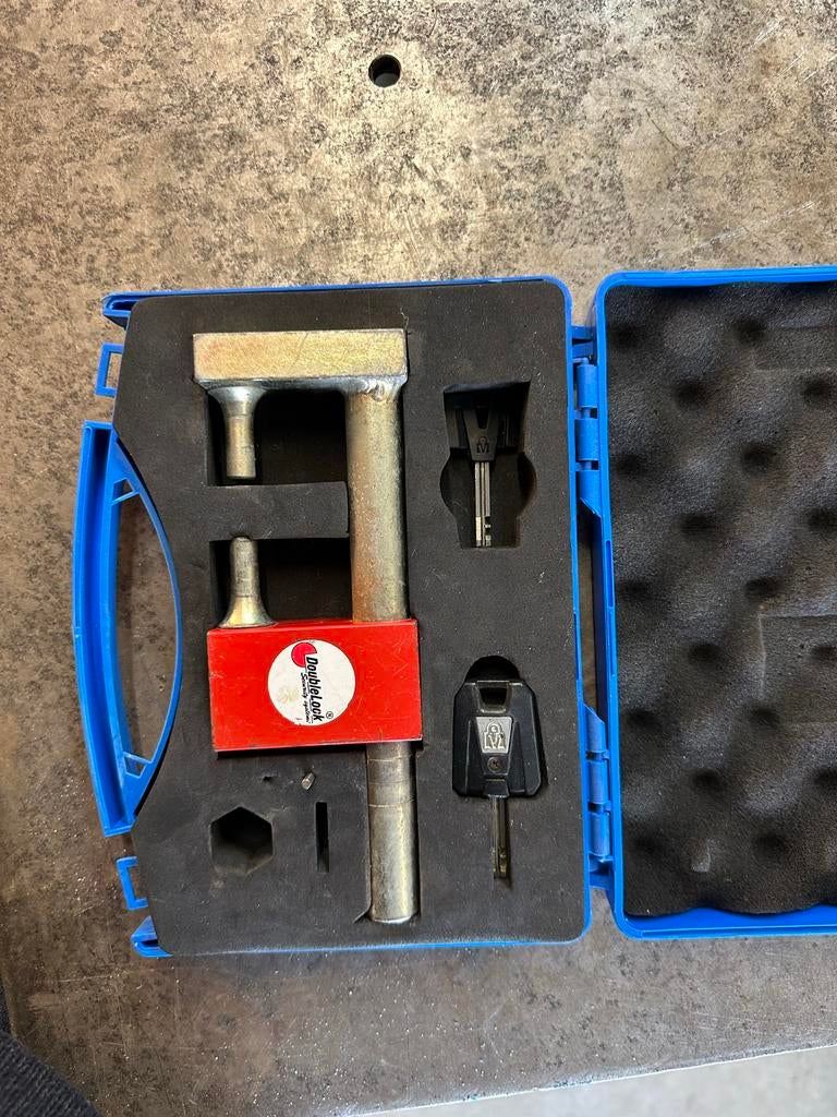 DoubleLock Compact Condor SCM gekeurd disselslot, Caravans en Kamperen, Ophalen of Verzenden, Zo goed als nieuw