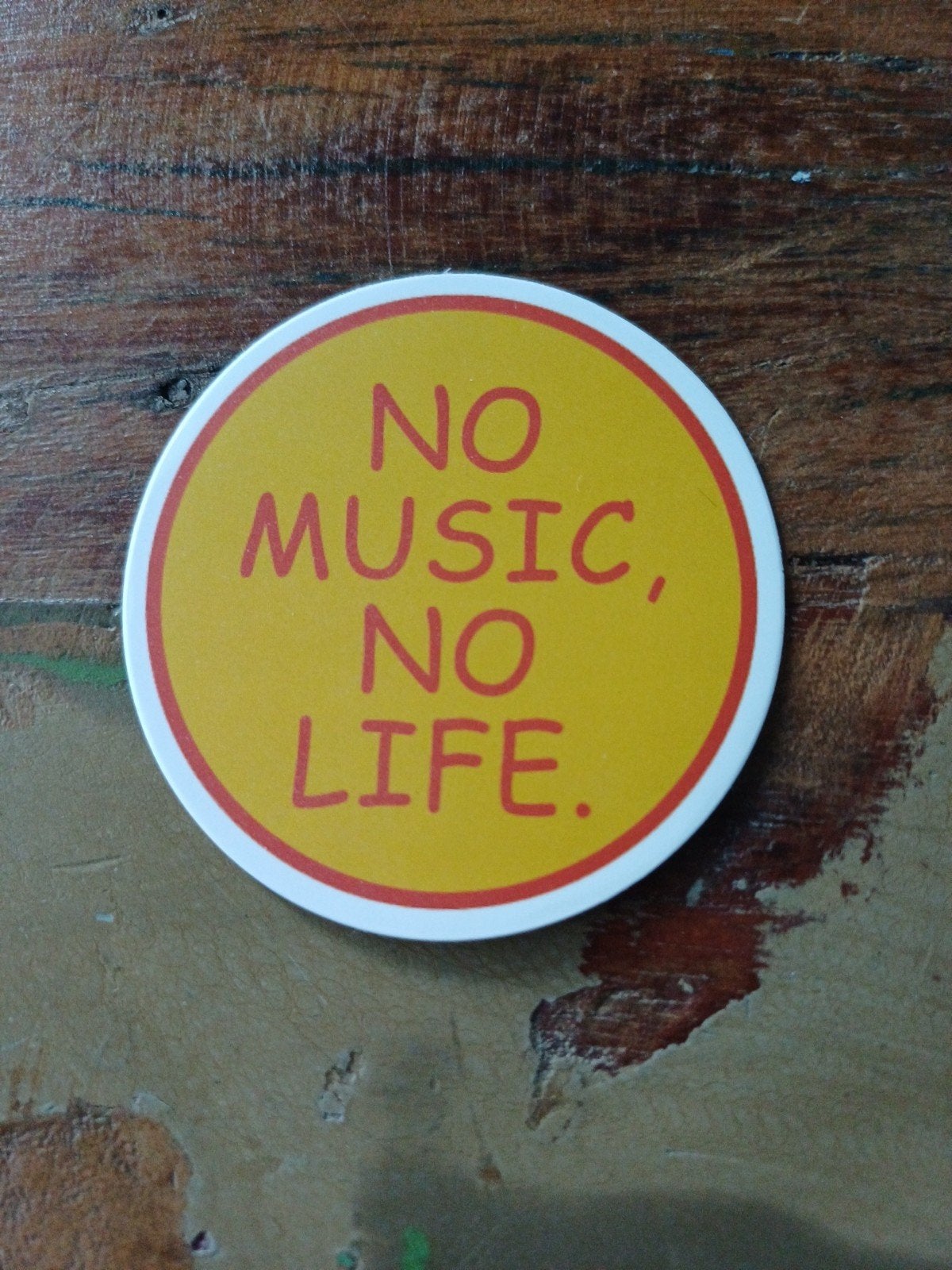 Tower Records "NO MUSIC, NO LIFE." sticker, Ophalen of Verzenden, Nieuw, Sticker