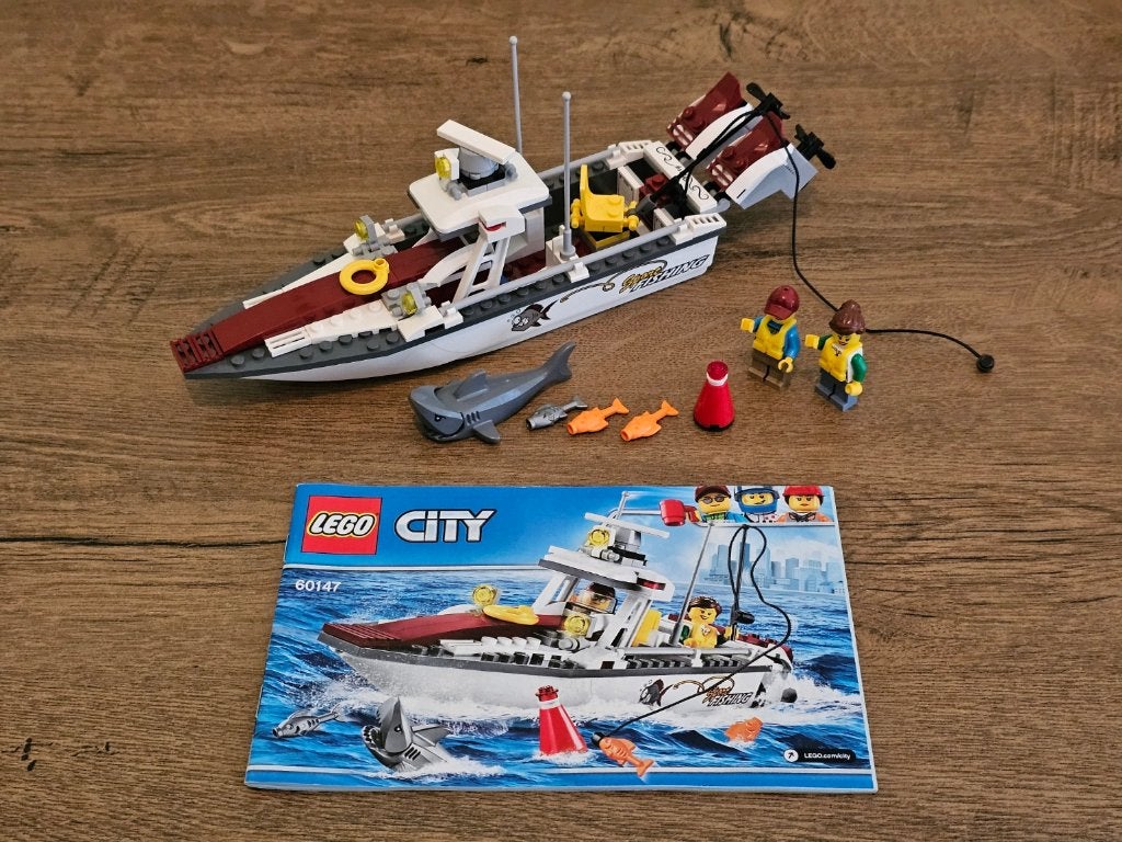 LEGO City 60147 - Fishing Boat, Compleet, Lego, Ophalen of Verzenden, Complete set
