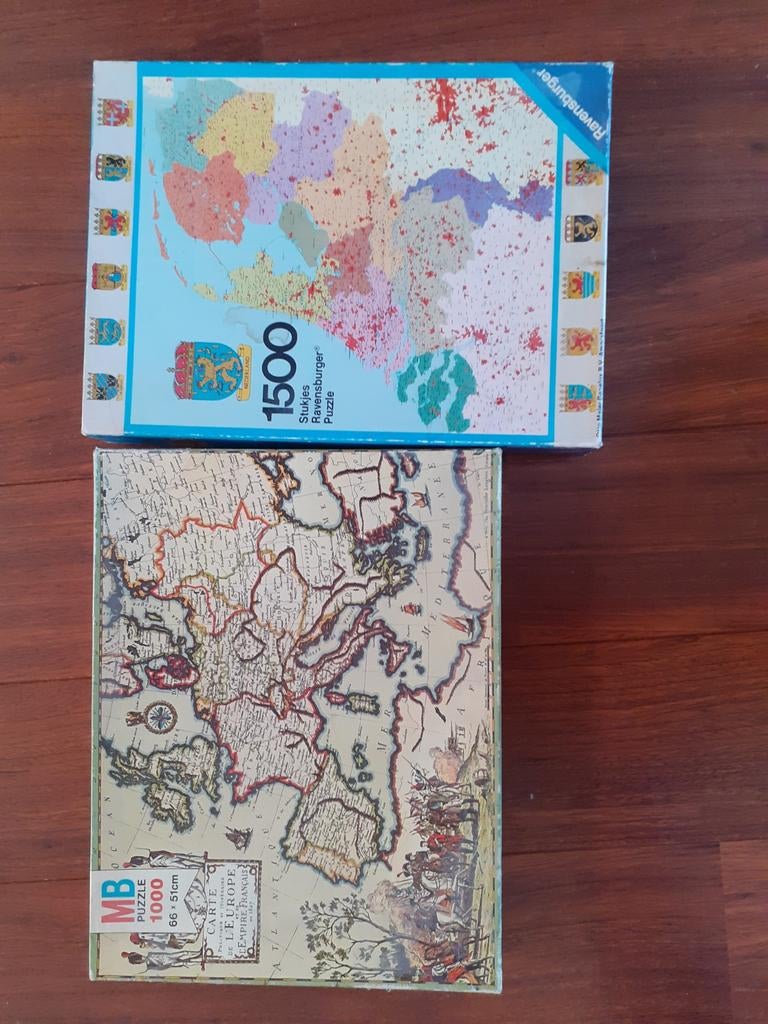 Legpuzzels Nederland en Napoleon, Ophalen, 500 t/m 1500 stukjes, Zo goed als nieuw