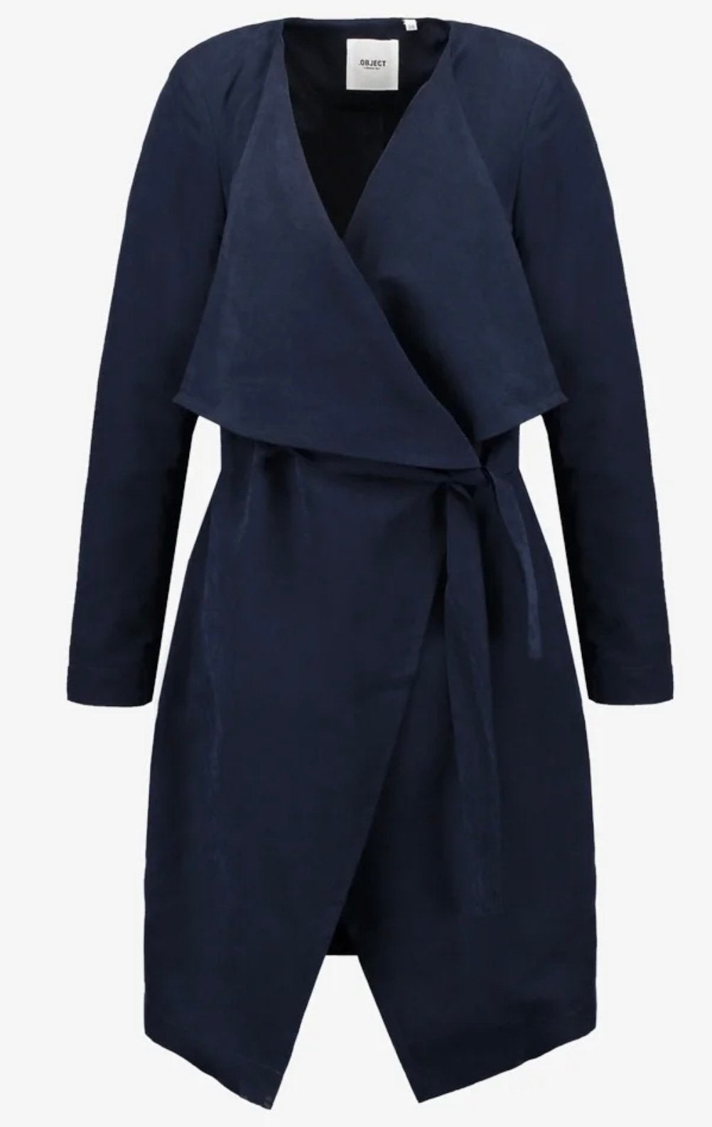 Mooie blauwe Object zomer overslag jas ZGAN! Maat L, Ophalen of Verzenden, Zo goed als nieuw, Maat 38/40 (M), Blauw