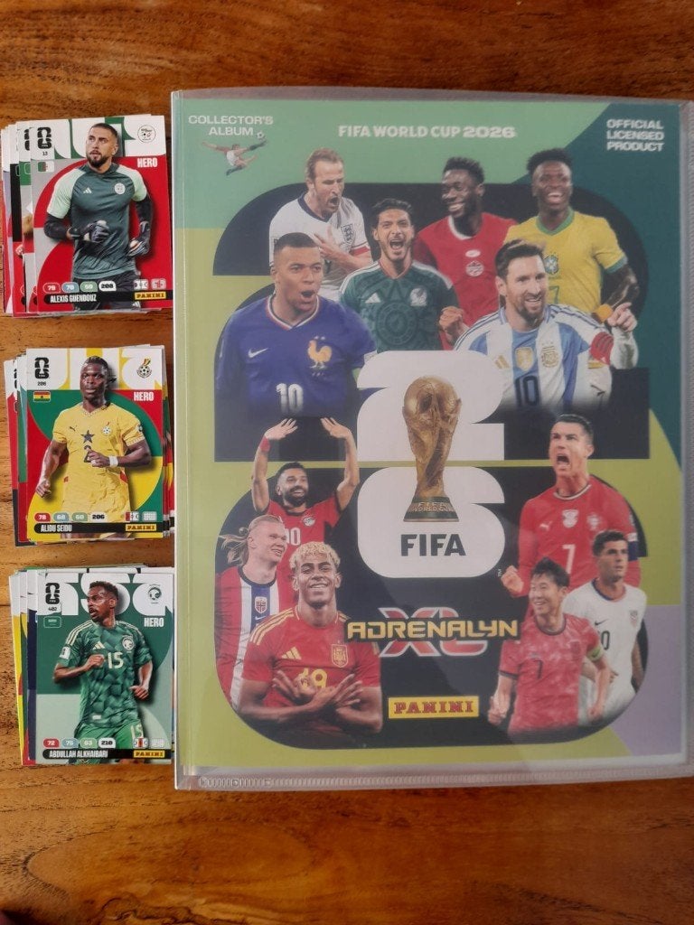 Verkoop Panini Adrenalyn XL Fifa World Cup 2026 kaarten, Hobby en Vrije tijd, Stickers en Plaatjes, Ophalen of Verzenden, Zo goed als nieuw