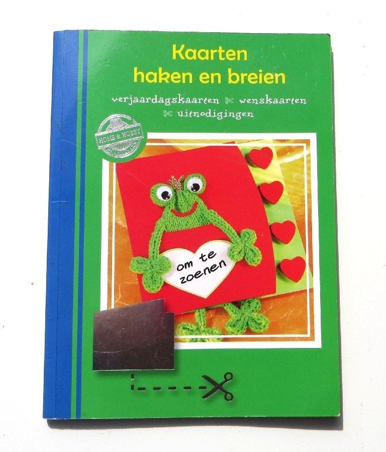 Haak-breiboek M5388: Kaarten haken en breien, Kaarten zelf maken, Ophalen of Verzenden, Geschikt voor kinderen, Gelezen