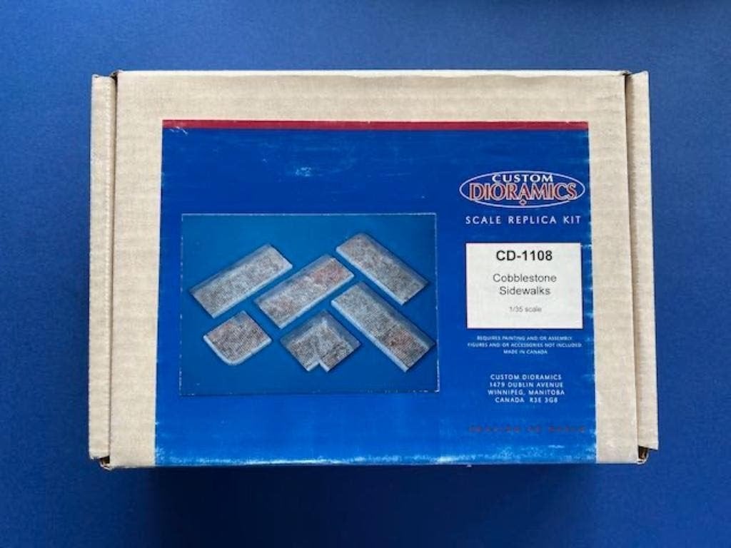 CustomsDioram	CD1108	Cobblestone Sidewalks	1/35, Ophalen of Verzenden, Nieuw, 1:35 tot 1:50