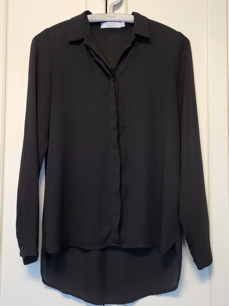 Costes basic blouse, tuniek, zwart, dames, maat S, Maat 38/40 (M), Zwart, Ophalen of Verzenden, Zo goed als nieuw