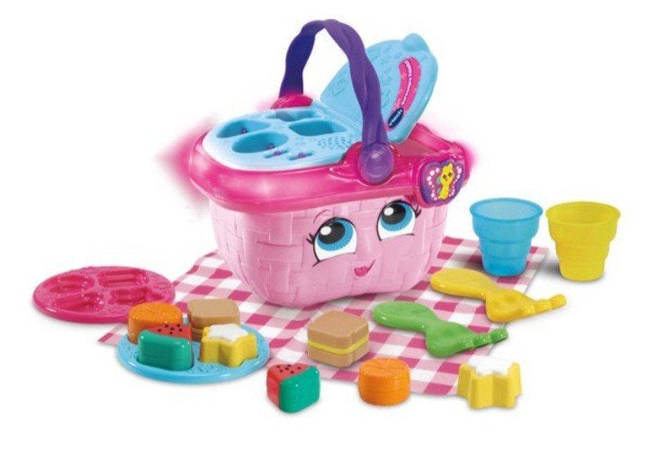 VTech Vrolijk Vormen Picknickmand met Geluid en Licht, Ophalen, Zo goed als nieuw, Overige typen, Met licht