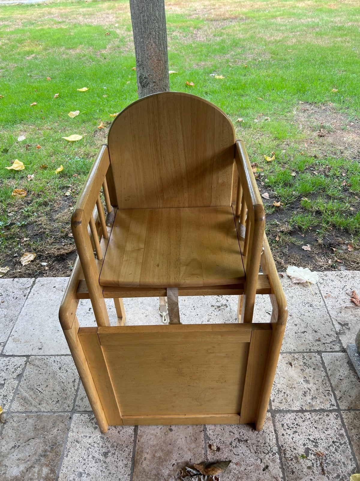Houten meegroeistoel voor kinderen, Kinderen en Baby's, Kinderstoelen, Ophalen, Gebruikt, Meegroeistoel, Aanschuifbaar