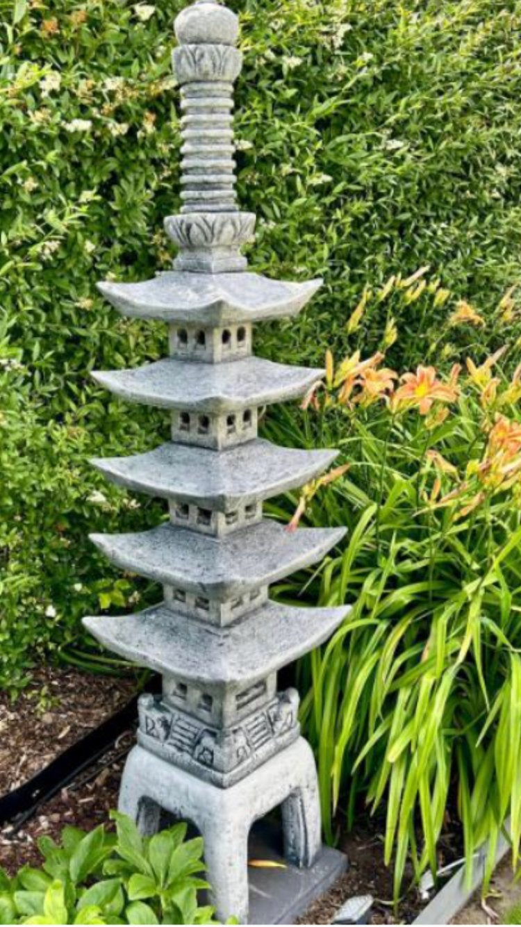 ‼️Pagode 180cm 130kg Yukimi Rankei Lantaarn Lampe Oki Gata‼️, Ophalen of Verzenden, Nieuw, Beton, Boeddhabeeld