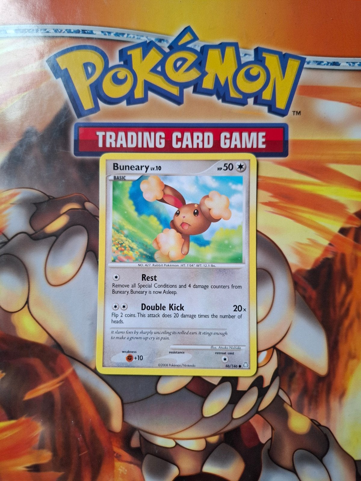 Buneary 86/146 Diamond&Pearl Legends Awakened pokemon kaart, Ophalen of Verzenden, Zo goed als nieuw, Losse kaart