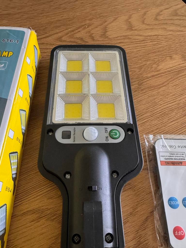 Solar Sensor Straatlamp - Super Heldere LED (Nieuw), Zonne-energie, Minder dan 50 watt, Wandlamp, Nieuw