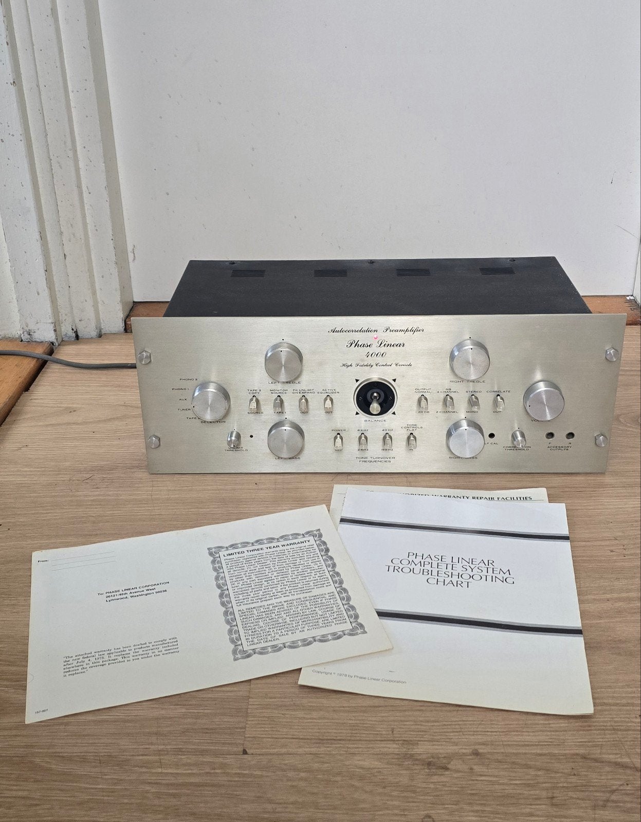 Phase Linear 4000 Autocorrelation Voorversterker, Overige merken, Ophalen of Verzenden, Zo goed als nieuw, Minder dan 60 watt