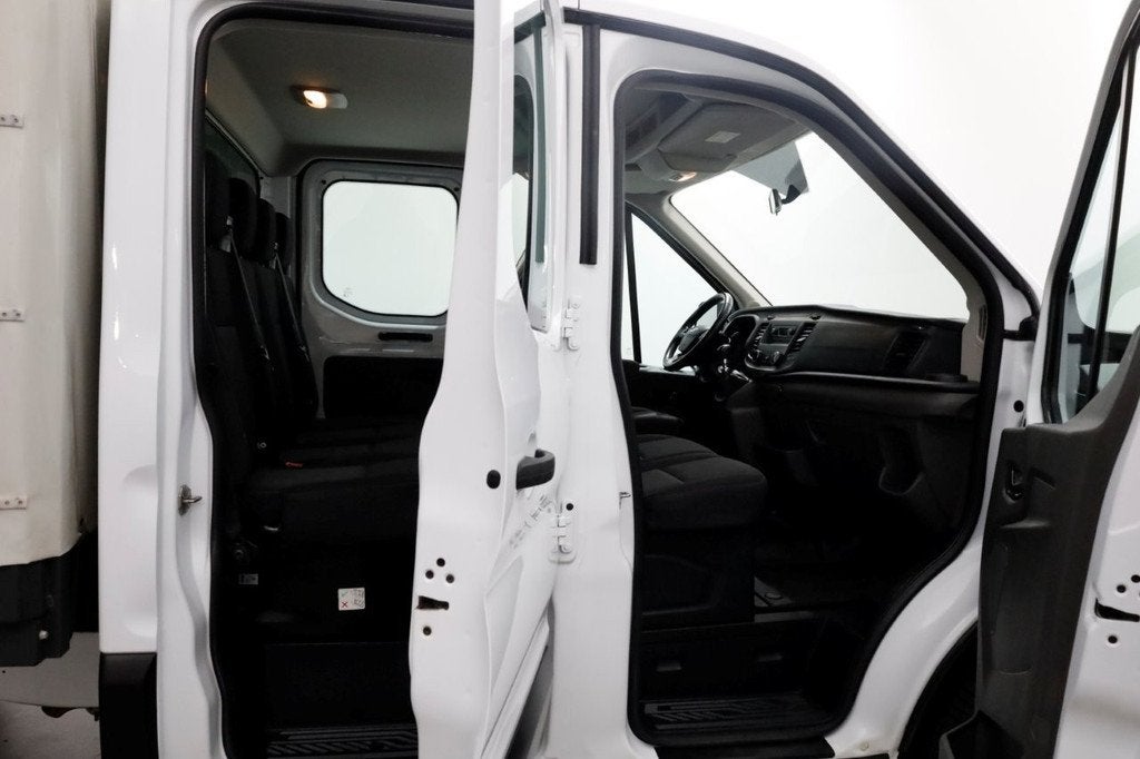 Ford Transit 2.0 TDCI 130pk L2H1 Trend D.C. Open Laadbak met, Voorwielaandrijving, 15 km/l, 4 cilinders, 2162 kg