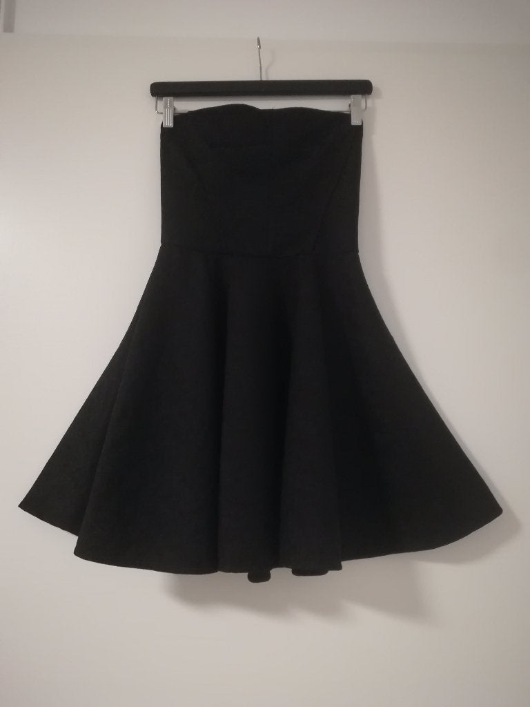 Pull & Bear Jurk Dress Kant Strapless Zwart maat 28 / M, Kleding | Dames, Maat 38/40 (M), Zwart, Ophalen of Verzenden, Zo goed als nieuw