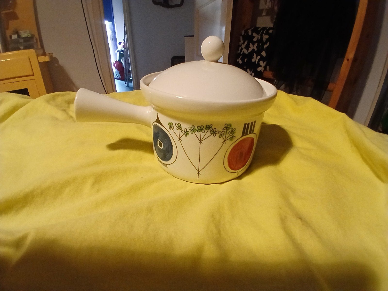 Vintage Rörstrand "Picknick" braadpan, Ophalen, Gebruikt, Keramiek, Overige stijlen