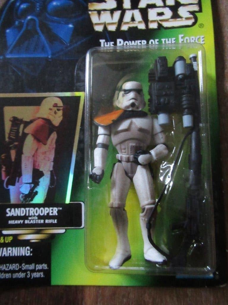 Star Wars potf SANDTROOPER + HEAVY BLASTER RIFLE (1996), Verzamelen, Ophalen of Verzenden, Nieuw, Actiefiguurtje