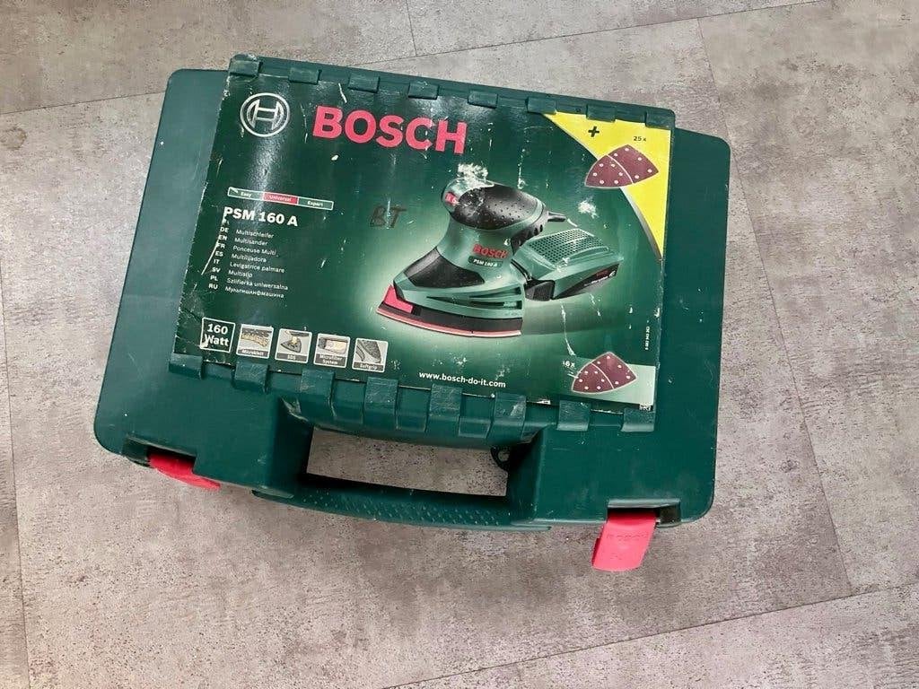 Bosch schuurmachine, Ophalen of Verzenden, Gebruikt, Minder dan 600 watt, Vlakschuurmachine