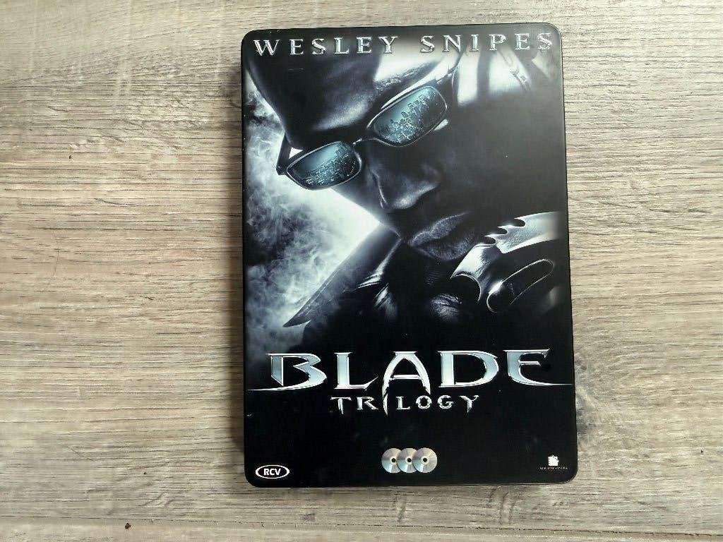 3 dvd box Blade Trilogy Trilogie Metal Case Box, Cd's en Dvd's, Vanaf 16 jaar, Ophalen of Verzenden, Zo goed als nieuw