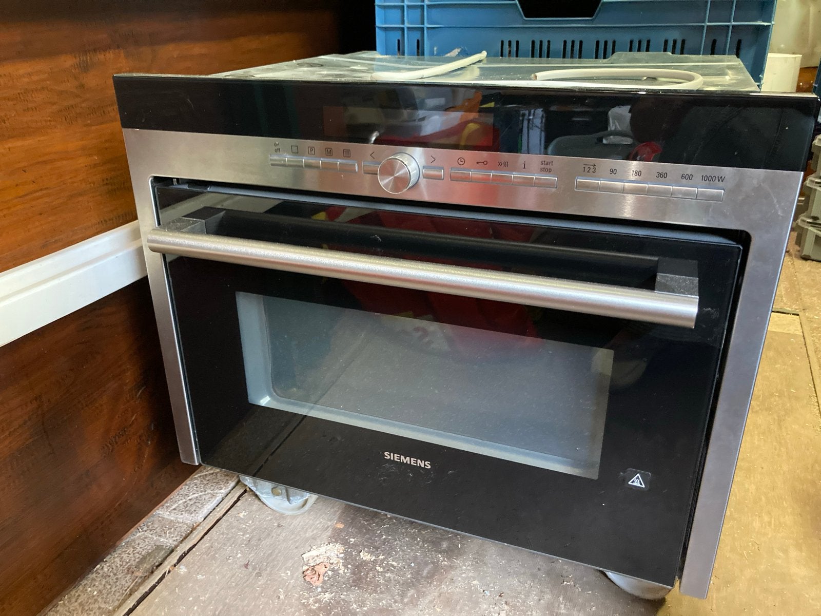Siemens Zelfreinigende Combimagnetron Oven - inbouw, Ophalen, 45 tot 50 cm, Siemens, Inbouw
