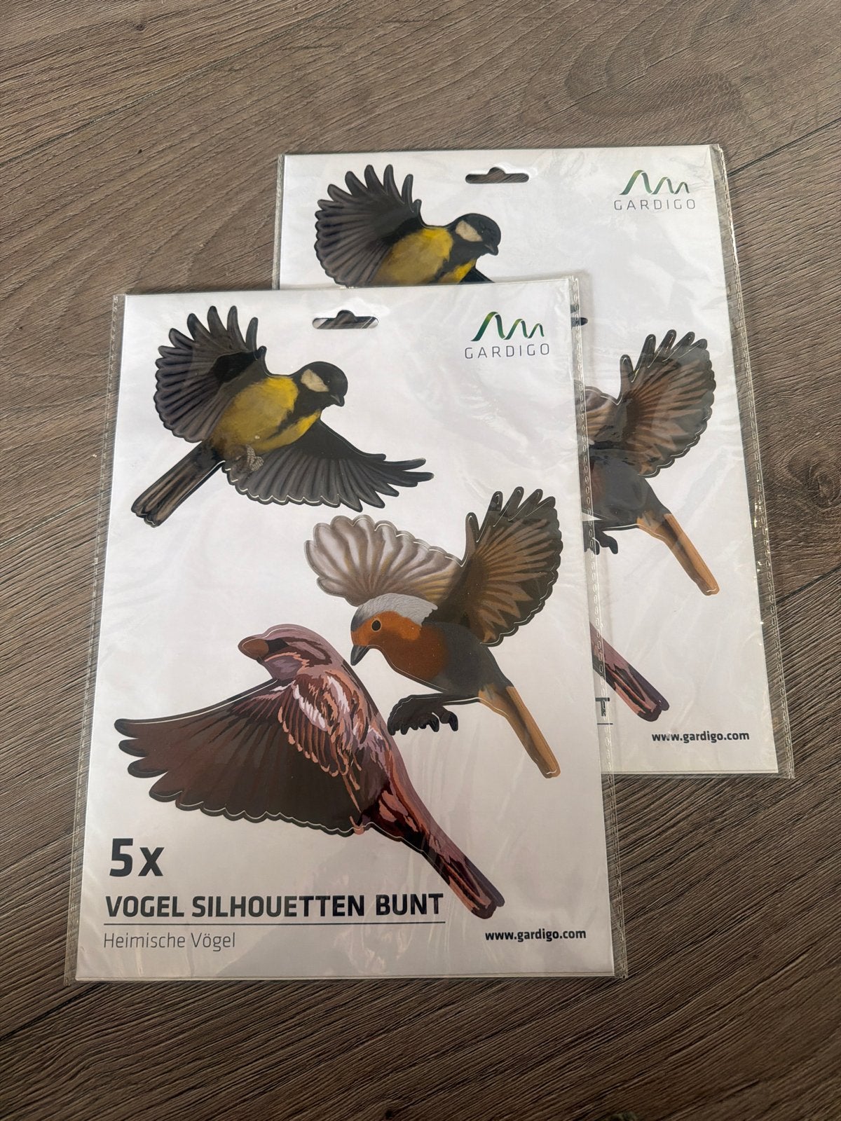 Vogel silhouetten raamstickers - 2 sets, Meerkleurig, Nieuw, Kunststof, Ophalen of Verzenden