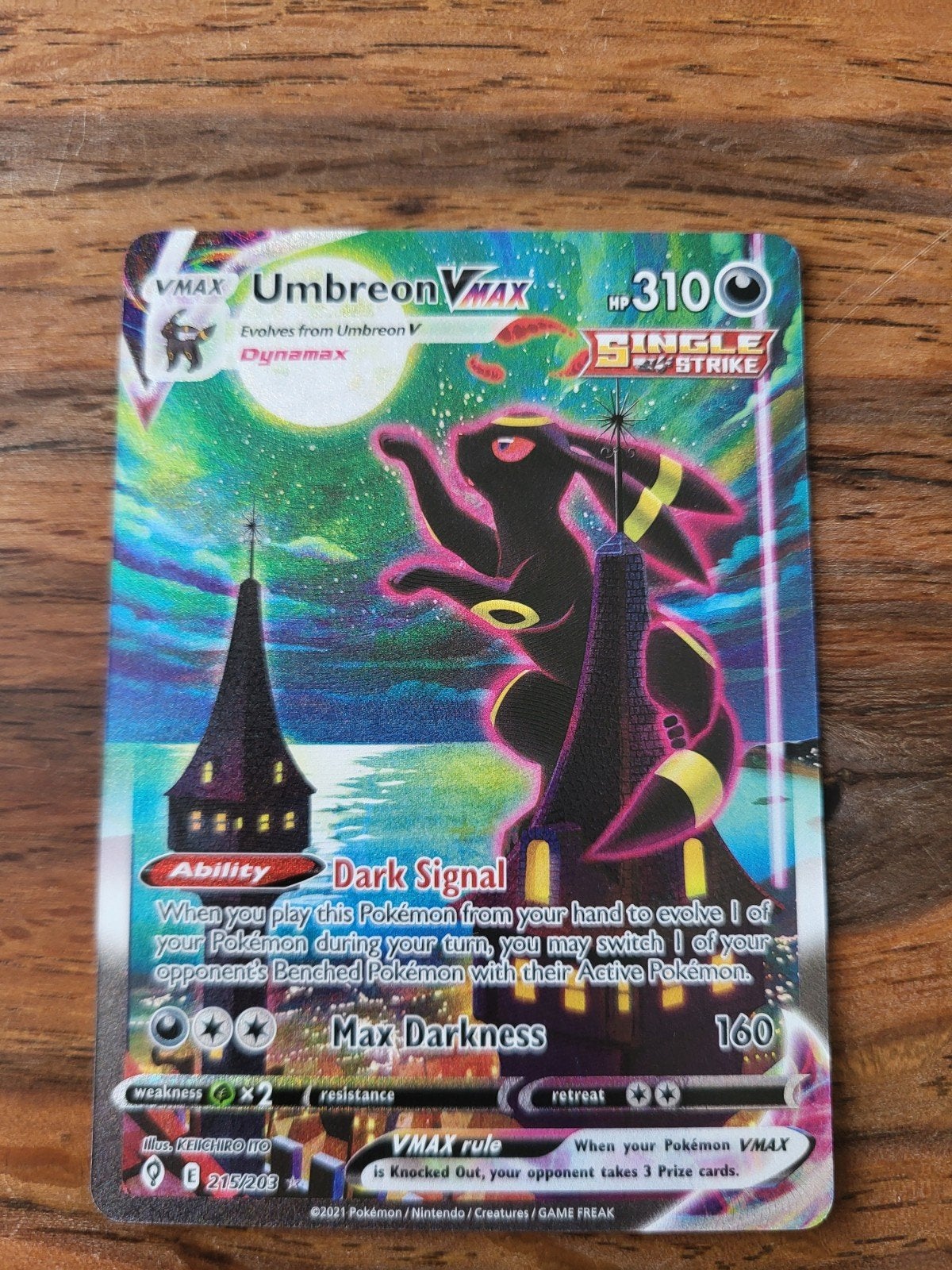 Pokémon Kaart Umbreon VMAX (Alternate Art Secret), Hobby en Vrije tijd, Verzamelkaartspellen | Pokémon, Ophalen of Verzenden, Nieuw