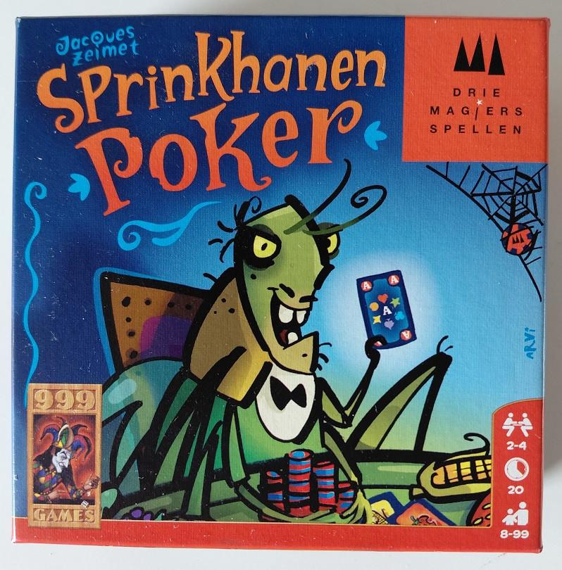 Sprinkhanen Poker, Een of twee spelers, Ophalen of Verzenden, Zo goed als nieuw, 999 games.