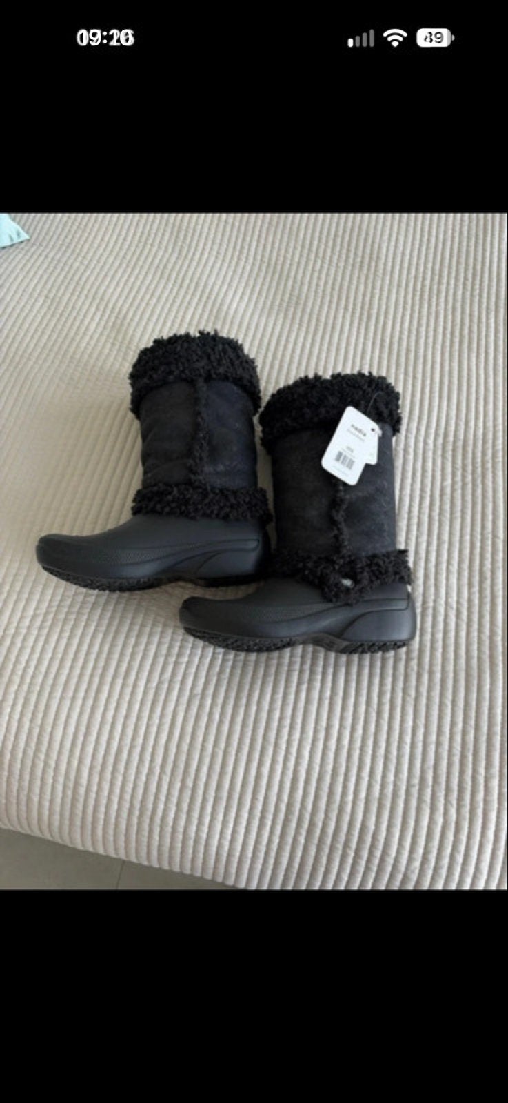Zwarte Crocs Winterlaarzen Maat 36 - Nieuw met label, Ophalen of Verzenden, Nieuw, Zwart, Snowboots
