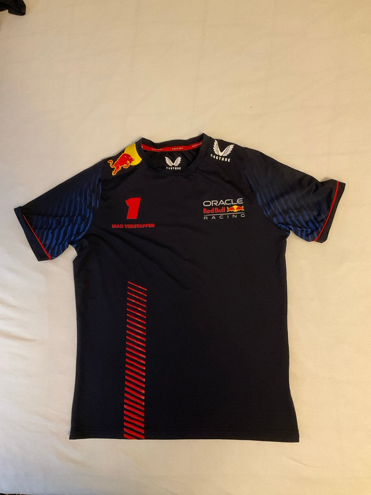 Origineel Max Verstappen Red Bull Racing T-shirt (maat 158), Kinderen en Baby's, Ophalen of Verzenden, Zo goed als nieuw, Jongen