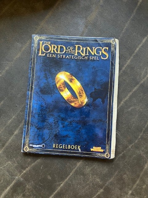Rulesbook Lord of the Rings SBG, Ophalen of Verzenden, Gebruikt, 1:50 of kleiner, Figuur of Figuren