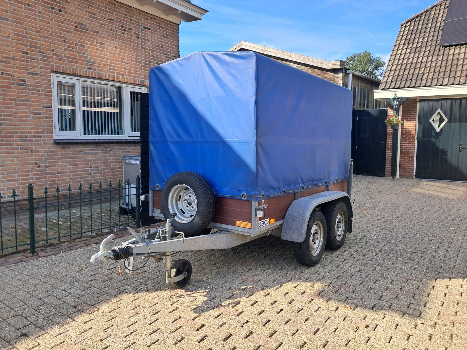 Huif aanhangwagen, Ophalen, Gebruikt