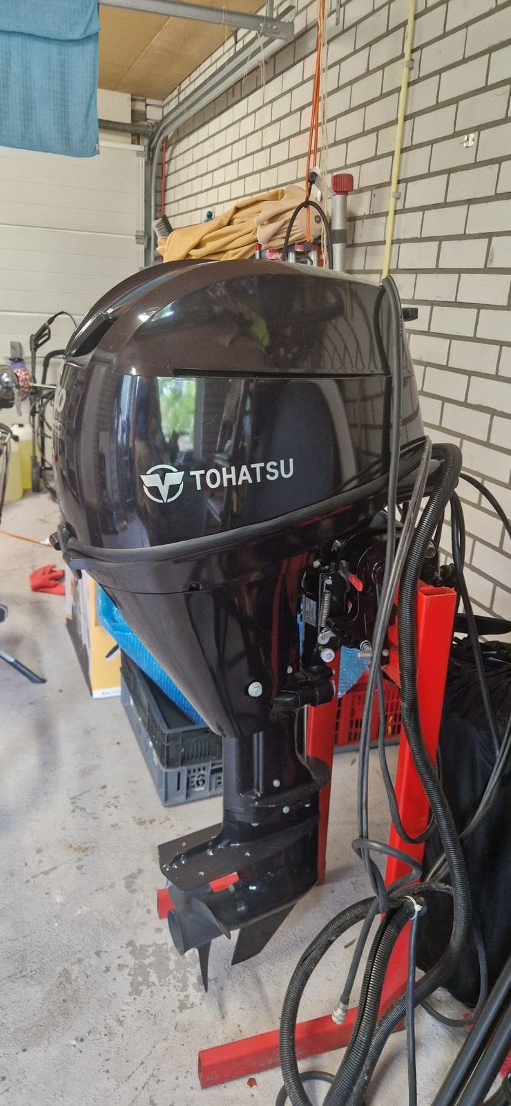 Zgan Tohatsu 30 pk langstaart, Ophalen, Viertaktmotor, Zo goed als nieuw, 30 pk of meer