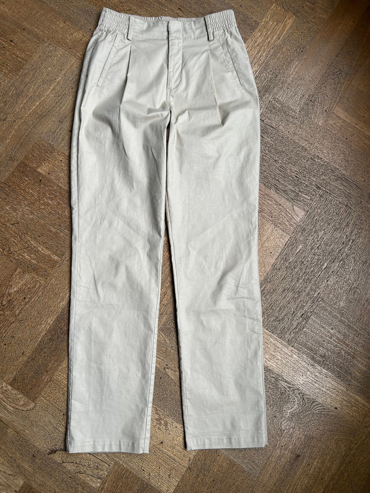 Aimée the label beige broek maat S, Kleding | Dames, Beige, Ophalen of Verzenden, Zo goed als nieuw, Maat 36 (S)