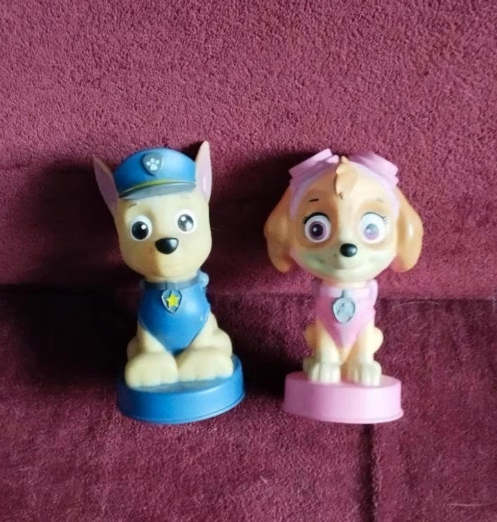 Paw patrol lampjes, Ophalen, Zo goed als nieuw, Draadloos, Lamp