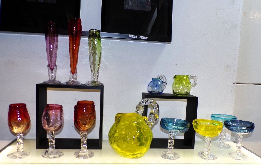 Bernard Heesen - glazen verre brut, Ophalen of Verzenden
