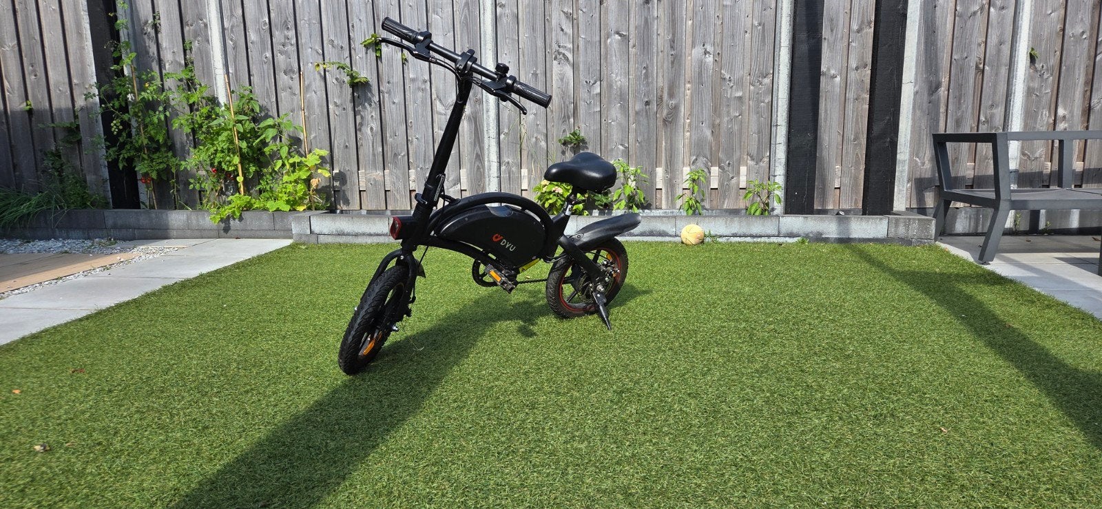 DYU D3f opvouwbare elektrische fiets met gashendel, Fietsen en Brommers, Elektrische fietsen, Overige merken, Ophalen of Verzenden