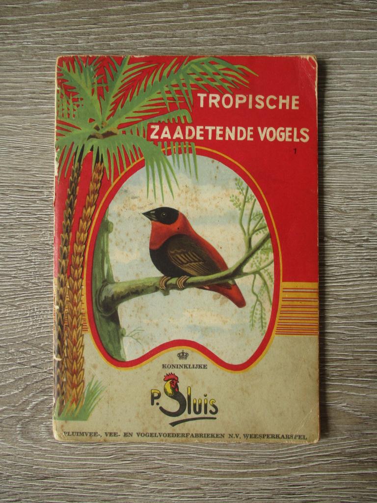 Tropische zaadetende vogels - Koninklijke P. Sluis, Ophalen of Verzenden, Gelezen, Vogels